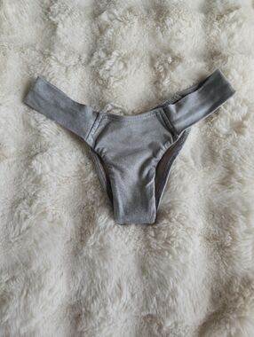 Montce Swim Suede Grey Bikini Bottoms XS